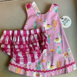 Wildflowers Clothing Reversible Dress Size 6mos